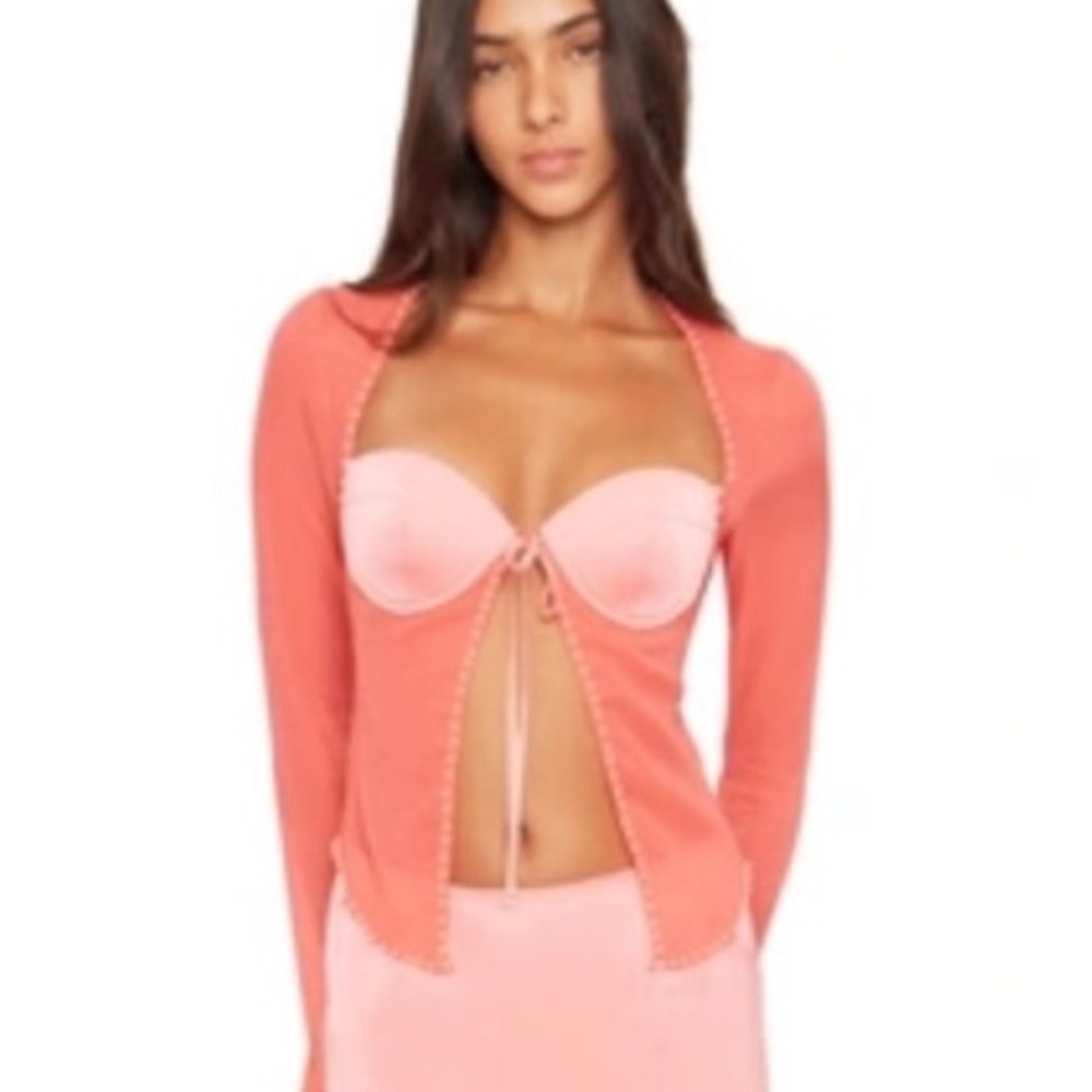 DANIELLE GUIZIO PEARL TOP IN PUNCH